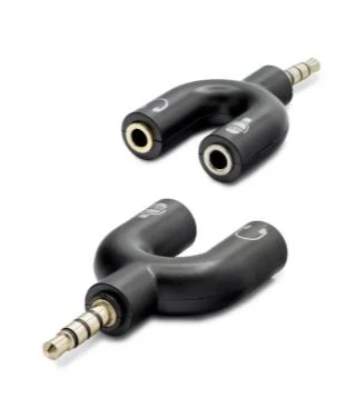 Hadron Hn4612k Aux3.5 (M) To 2aux3.5 (F) Adaptör Mikrofon,  Kulaklık Kutulu ürün görseli