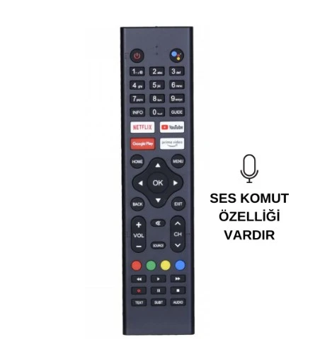 Sunny Sn50ledh6886/0216 Tv Kumandası, Ses Komutu Vardır ürün görseli