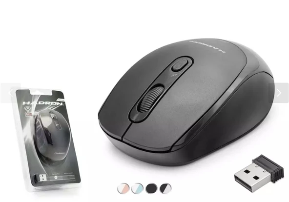 Hadron Hdx3406  Wıreless 800/1600 Dpı (Siyah), Kablosuz Mouse