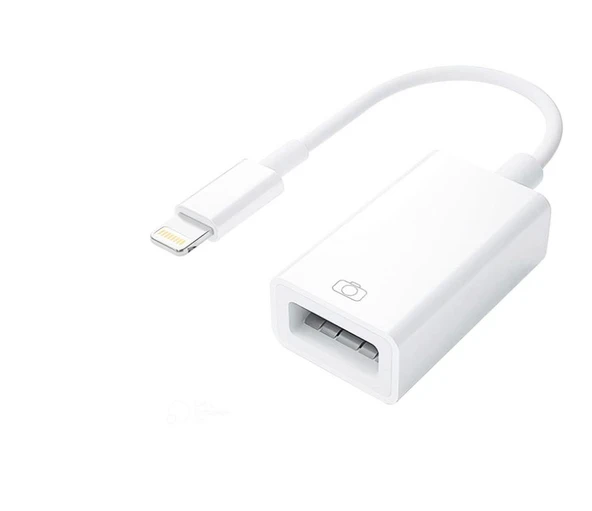 POWERMASTER IPAD IPHONE LIGHTNING OTG ADAPTÖR (FLASH BELLEK MOUSE KLAVYE BAĞLAMAK İÇİN)