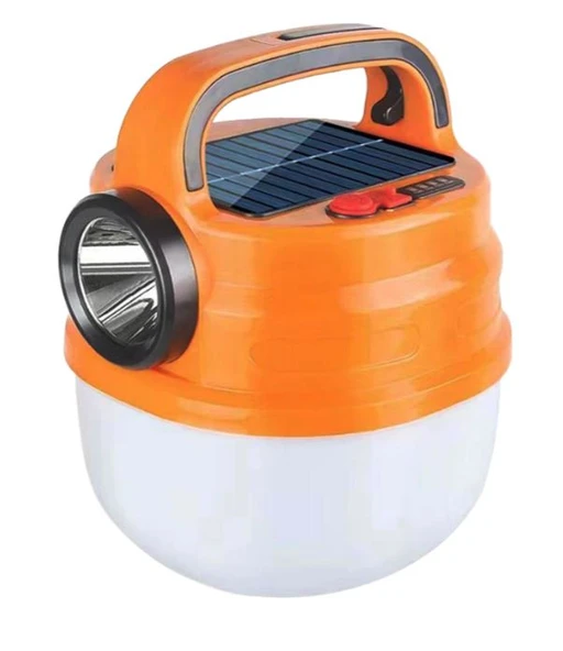 Powermaster Hb-V70 Çift Işıklı 6 Modlu (El Feneri+5 Kademe) 50 Watt Şarj Edilebilir Kamp Feneri