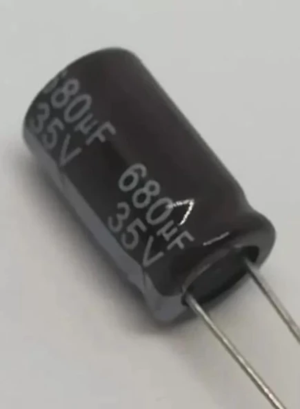 680uf 35v, 680mf 35v Kondansatör 10x17 ürün görseli