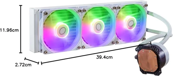 Cooler Master MasterLiquid 360 L Core ARGB su soğutucu, ik - 4
