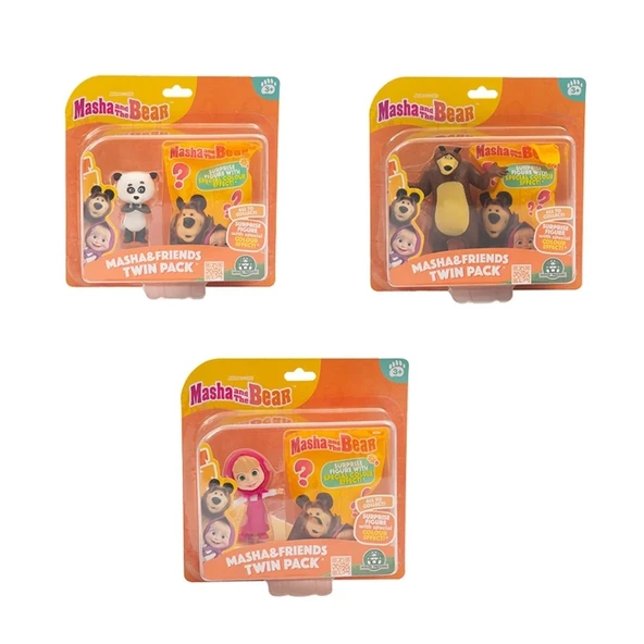 İkili Peluş Set Eğitici ve Eğlenceli Çocuklar İçin Peluş Oyuncak ürün görseli 1