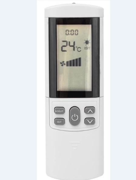 Vestel Flora Doğa Inverter 9 12 18 22 24 A++ Klima Kumandası, Beyaz