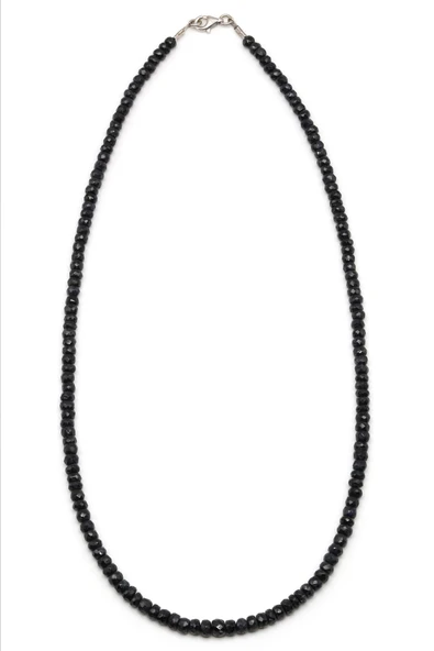 Safir Doğal Taş 925 Ayar Gümüş Kolye