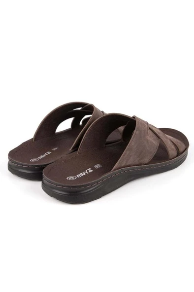 Muya Tiger 31318-004 Anatomik Taban Erkek Terlik Kahve 40-45 - 4