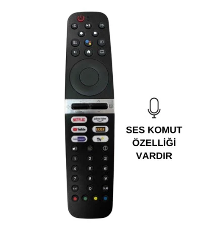 Arçelik-Beko-Grundıg Ses Komutlu Netflıx-Youtube-Beın-Exxen-Tv+ Kumandası