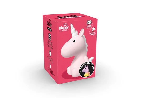 Dhink Silikon Gece Lambası Unicorn - 4