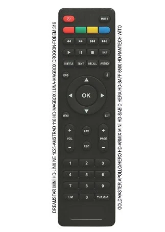 Fobem 316 Uyumlu Hd Uydu Kumandası ürün görseli