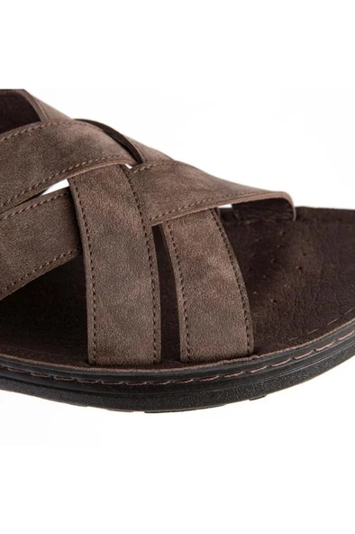 Muya Tiger 31318-004 Anatomik Taban Erkek Terlik Kahve 40-45 - 5