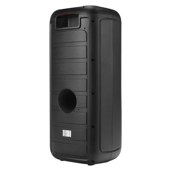 Mikado MD-40BT 40W BT, TWS Destekli RGB Işıklı Kablosuz Mikrofonlu Toplantı-Parti Kule Hoparlör - 5