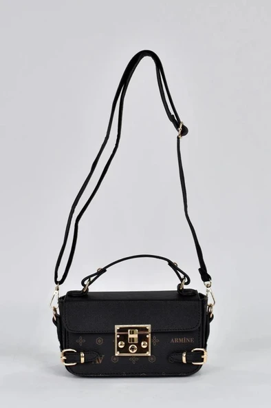 Armine 359 Baskılı Omuz Askılı Kadın El Çanta - 8