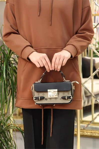 Armine 359 Baskılı Omuz Askılı Kadın El Çanta