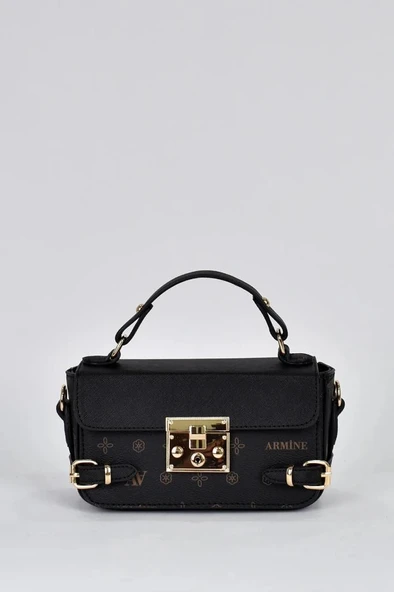 Armine 359 Baskılı Omuz Askılı Kadın El Çanta - 6
