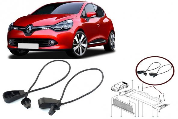 Renault Clio Pandizot İpi Raf Askı İpi İkili Takım 7701062123