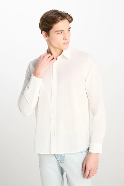 Regular Fit Gömlek White White M - 4