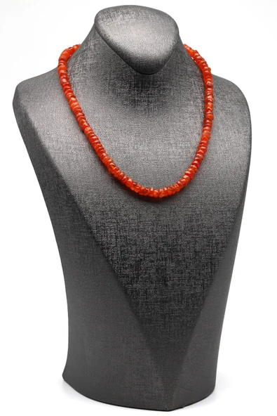 Yemen Akik Doğal Taş 925 Ayar Gümüş Kolye - Resim 2