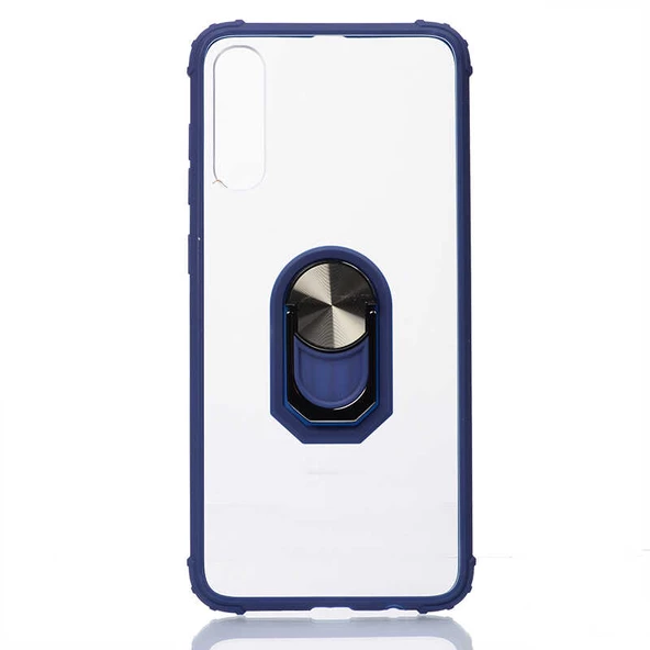 Galaxy A30S Kılıf Mola Kenar Köşe ve Yüzük Kısımları Renkli Kılıf