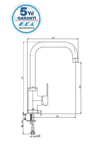 AR Melia 102118147 Mutfak Bataryası - 2