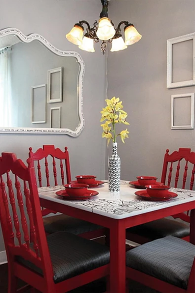 Mat Kırmızı Kendinden Yapışkanlı Kaplama Folyosu 122 CM X 4 MT - Resim 9