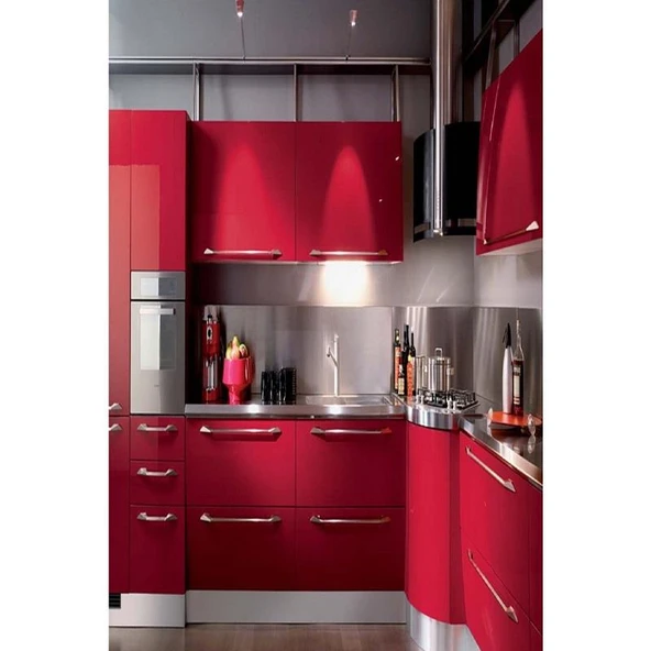Mat Kırmızı Kendinden Yapışkanlı Kaplama Folyosu 61 CM X 6 MT - 4