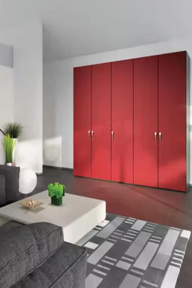 Mat Kırmızı Kendinden Yapışkanlı Kaplama Folyosu 61 CM X 1 MT - Resim 7