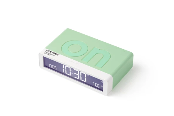Lexon x Pantone Flip Klasik Şarj Edilebilir Alarm Saat Mint - 2