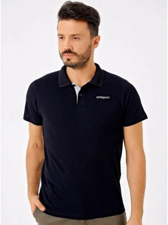 Uhlsport Marvın M Siyah Erkek  Polo Yaka T-shirt - 3201124