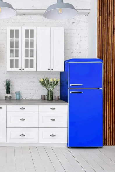 Parlak Lacivert Kendinden Yapışkanlı Kaplama Folyosu 122 CM X 2 MT - Resim 4