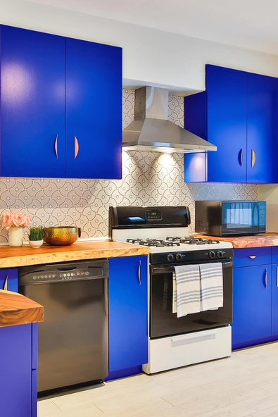 Parlak Lacivert Kendinden Yapışkanlı Kaplama Folyosu 122 CM X 2 MT - Resim 10