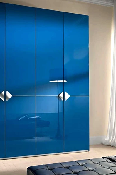 Parlak Lacivert Kendinden Yapışkanlı Kaplama Folyosu 122 CM X 4 MT - 7