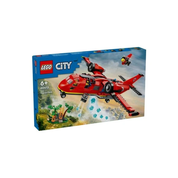 60413 Lego® City Itfaiye Kurtarma Uçağı 478 Parça +6 Yaş