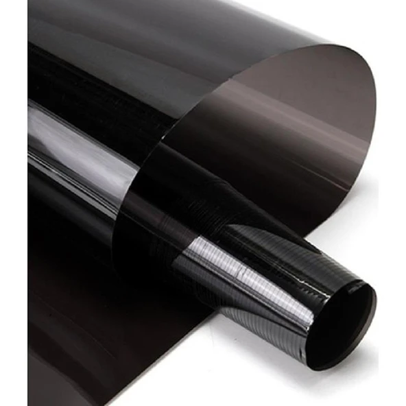 Cam Filmi Siyah Amerikan Çizilmez Koyu ton 100 cm x 8 metre - Resim 5