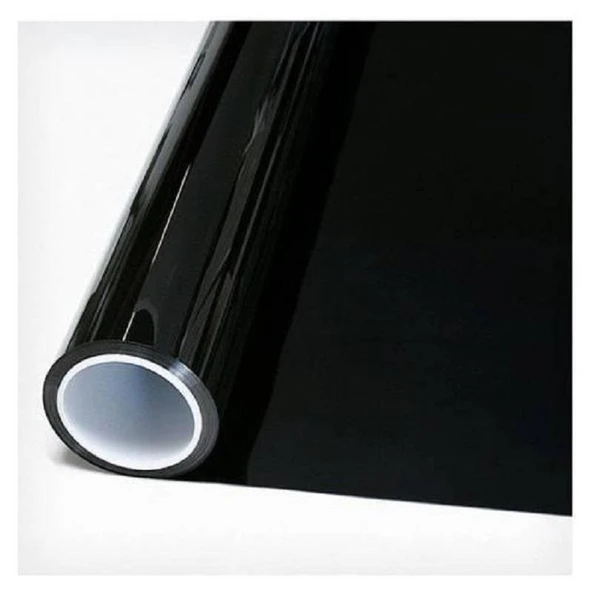 Cam Filmi Siyah Amerikan Çizilmez Orta ton 100 cm x 10 metre - Resim 6