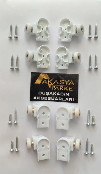 aym akasya yapı market DUŞAKABİN TEKER SETİ BELLA SERİSİ 2 SABİT 2 HAREKETLİ DUŞAKABİNLER - 2