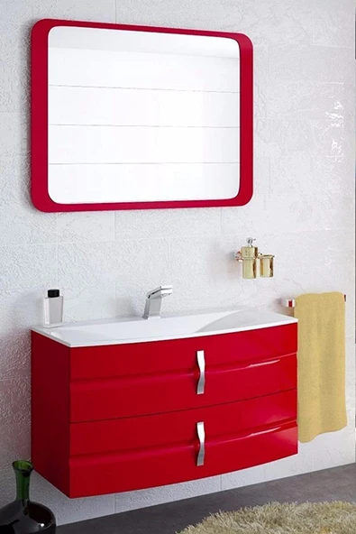 Parlak Kırmızı Kendinden Yapışkanlı Kaplama Folyosu 122 CM X 3 MT - 2