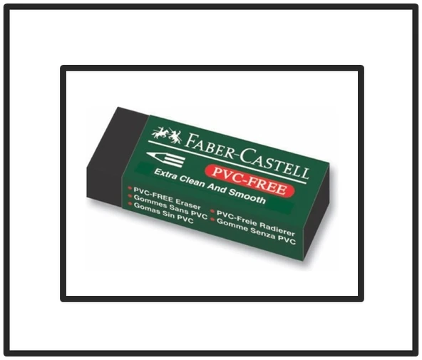 Faber Castell Siyah Silgi 7089/30 - 10 adet