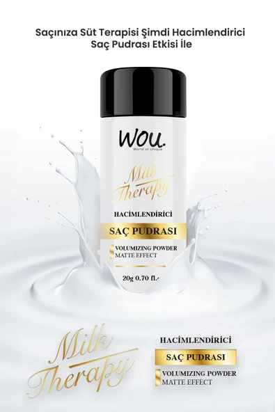 wou milk therapy saç pudrası - Resim 3