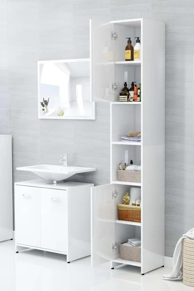 Parlak Beyaz Kendinden Yapışkanlı Kaplama Folyosu 75 CM X 3 MT - Resim 7