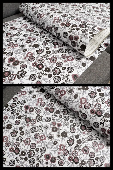 Desenli Kendinden Kendinden Yapışkanlı Kaplama Folyosu 45 CM X 5 MT DSN0048-5 - Resim 2