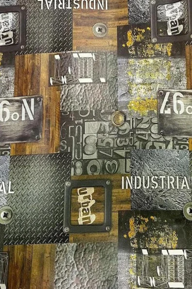 Desenli Kendinden Kendinden Yapışkanlı Kaplama Folyosu 45 CM X 5 MT DSN0027-5