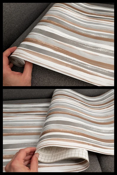 Desenli Kendinden Kendinden Yapışkanlı Kaplama Folyosu 45 CM X 2 MT DSN0047-2 - 2