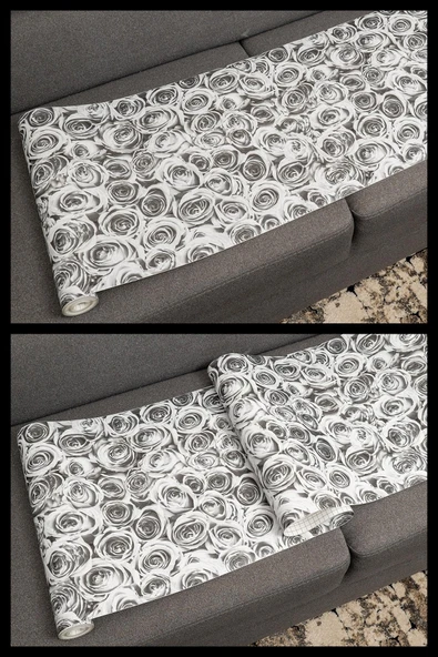 Desenli Kendinden Kendinden Yapışkanlı Kaplama Folyosu 45 CM X 5 MT DSN0029-5 - 3