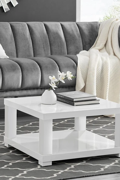 Parlak Beyaz Kendinden Yapışkanlı Kaplama Folyosu 100 CM X 2 MT - Resim 3