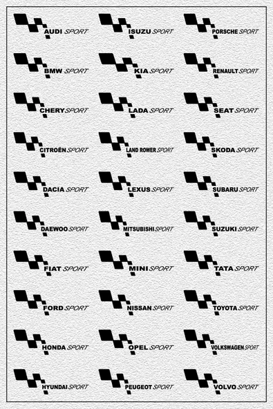 MARKANIZ SPORT STICKER 45 x 15 cm - 3