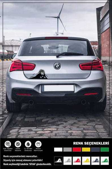 TAVŞAN DİŞLİ CANAVAR BAGAJ STICKER 20 x 10 cm - 2