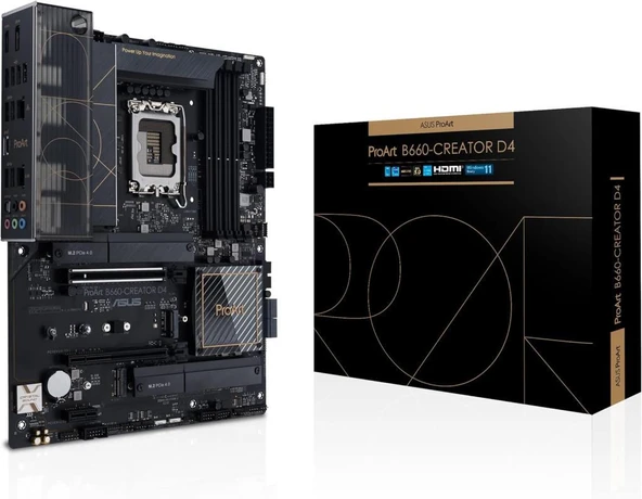 Asus PROART B660-CREATOR D4 Intel LGA1700 DDR4 ATX Anakart - Outlet - 2