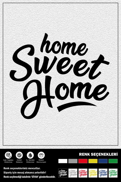 HOME SWEET HOME STICKER 60 x 70 cm ERU00103