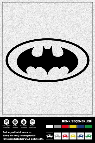 BATMAN STICKER 25 x 13 cm ERU00055